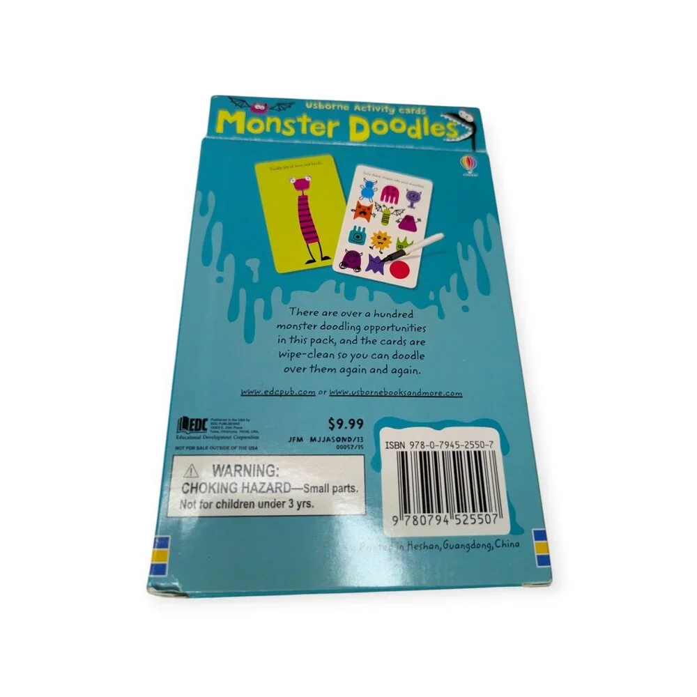 Usborne Activity Cards Monster Doodles